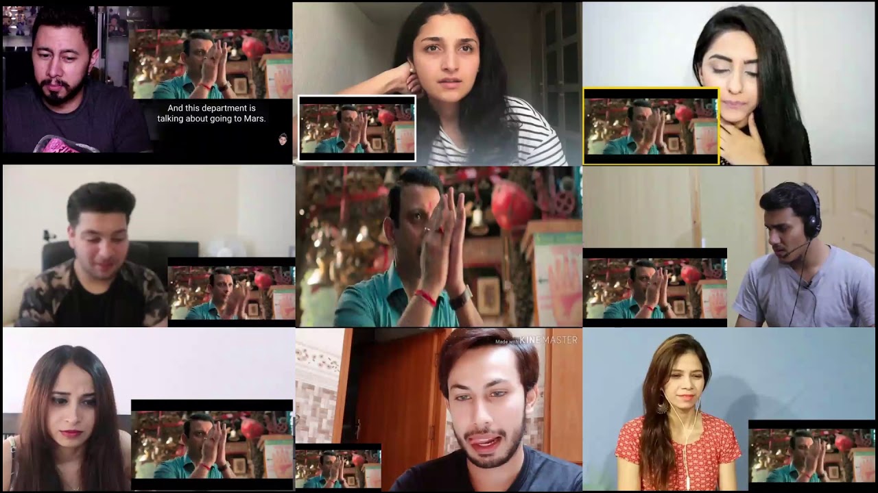Mission Mangal Trailer reaction mashup