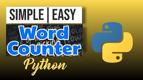 Python script to count unique words in a file - Python Collections Module [Counter]