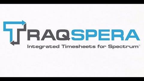 Traqspera - Integrated Timesheets for Spectrum
