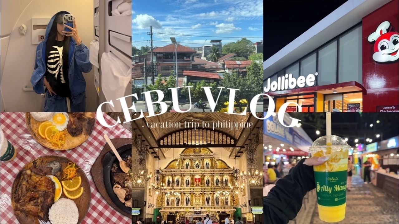 CEBU VLOG🌴🇵🇭初めてのセブ島３泊４日