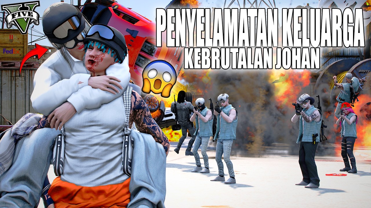 AMARAH BESAR JOHAN SAAT MENGETAHUI KELUARGA KAMEK DI SANDRA PENJAHAT KOTA !! GTA 5 ROLEPLAY