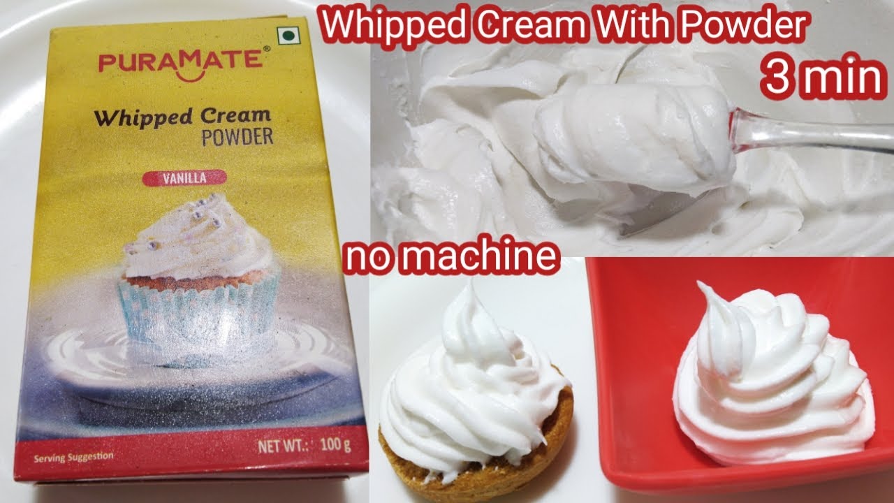 Whipped Cream in Just 3 Minutes Without Machine Instant Whipped Cream