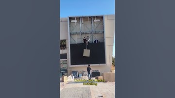 Outdoor led display installing #leddisplay #shorts #factory