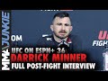 Darrick Minner reacts to big upset of TJ Laramie | UFC on ESPN+ 36 post-fight interview