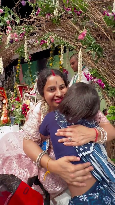 गुरुमाँ.. ♥️🙇‍♂️ कृपा।। राधारमण राधारमण। राधारमण। कहो। । #sripundrik #renukagoswami #vrindavan