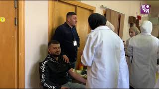 يوم تطوعي للتبرع بالدم في جامعة خضوري لدعم مرضى الثلاسيميا والسرطان ومرضى غسيل الكلى