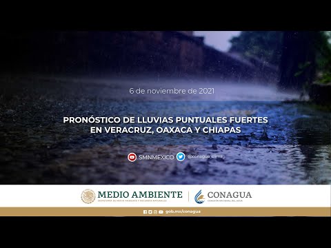 #Pronóstico Del Tiempo 6 De Noviembre De 2021 A Las 8 H