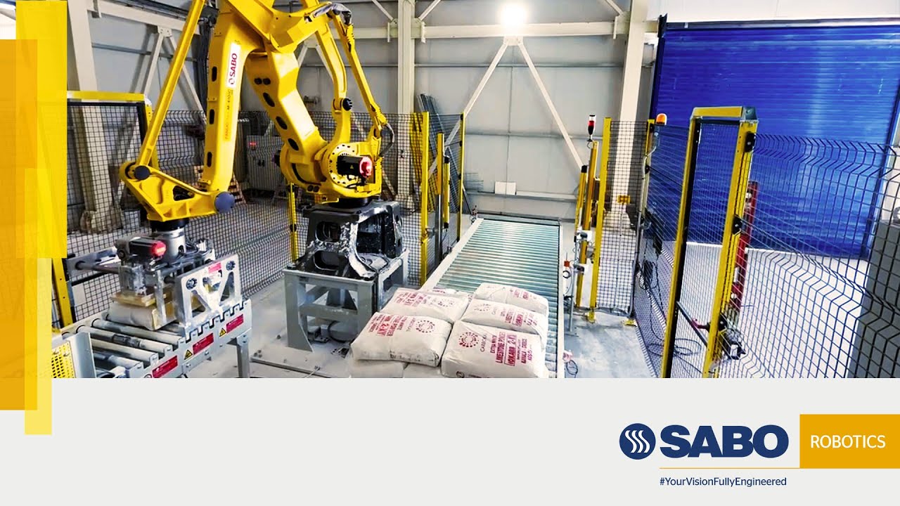 Design & Installation of two Robot Bag Palletizers for CARBOKAL