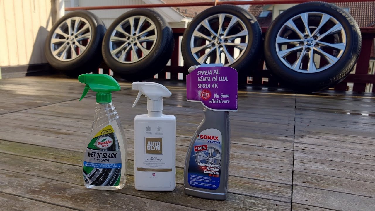 Sonax wheel cleaner (tire maintenance) YouTube