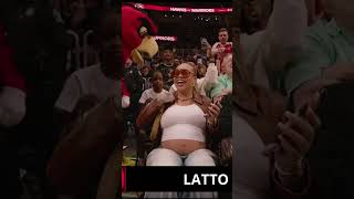 @Latto777 at  basketball game