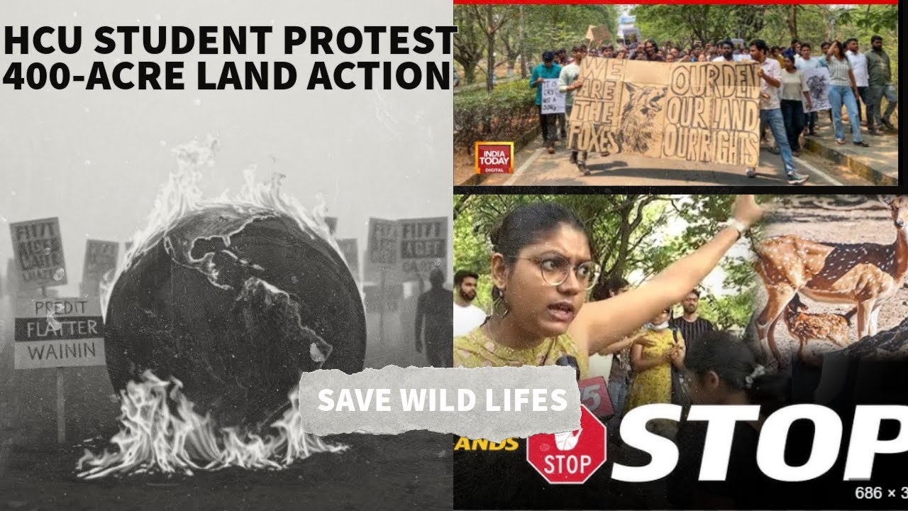 HCU STUDENTS PROTEST | Cry of the Land | Rap Song | Tinexit