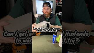 I thrifted an original Nintendo for $15. Will it work on the first try? #nintendo #nes #thriftfinds