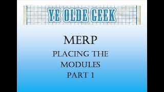 MERP - Placing the Supplements on the Map - Part 1