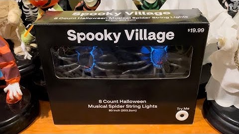 Fengtuo 2024 Flashing Musical Spider String Lights (CLEARANCE)