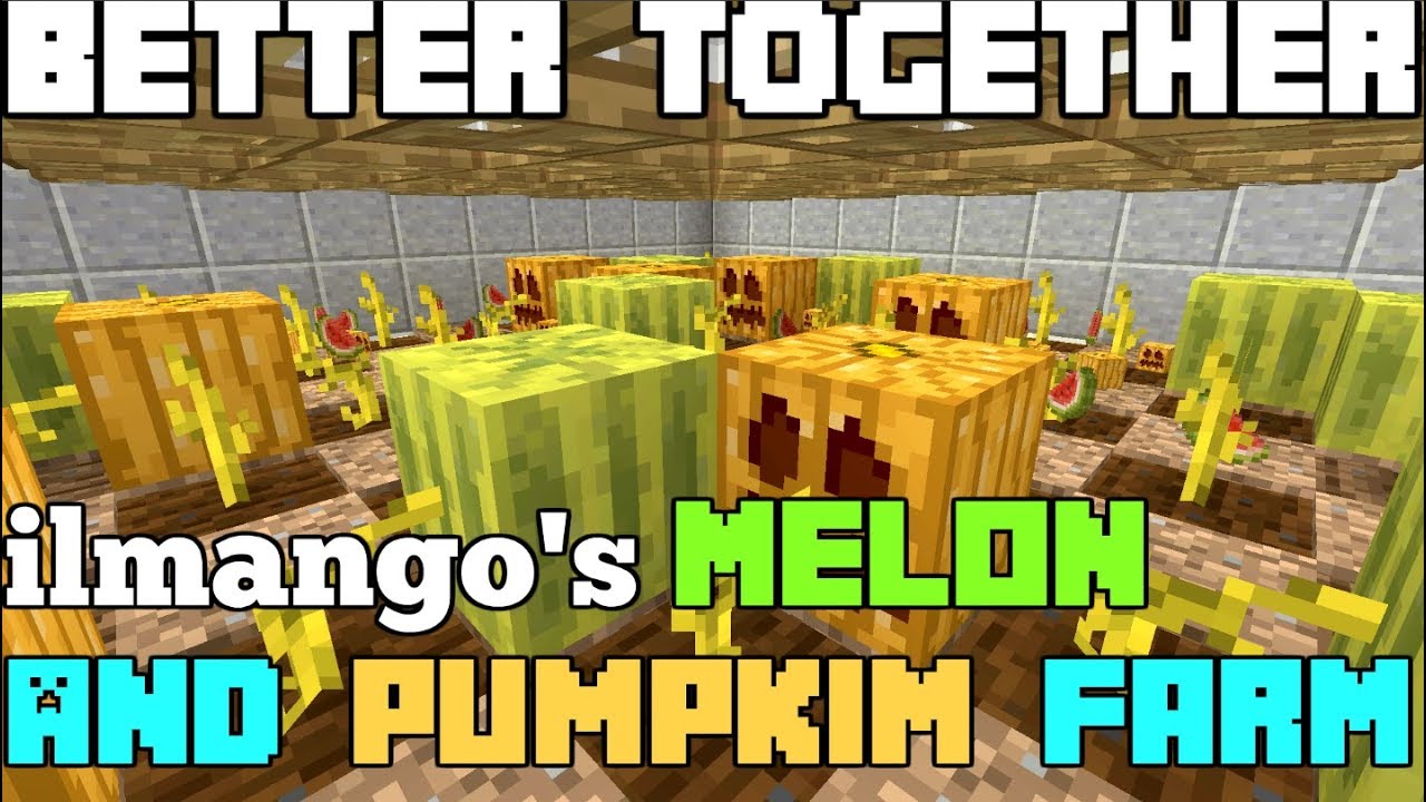 Minecraft BT ilmango's Simple MELON And PUMPKIN Farm Will It Work
