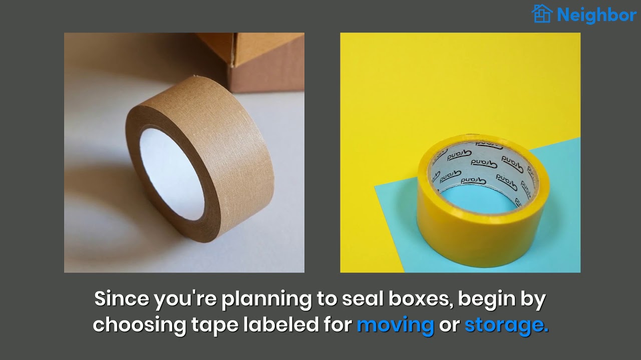 The Best Tape for Packing Moving Boxes