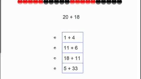MathABC.com: Addition: Compare the problems and choose the correct one