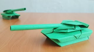KAĞITTAN TANK YAPIMI - How to Make a Paper Tank. Origami tank