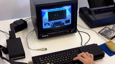 Sinclair QL ELITE 3D demo 1991