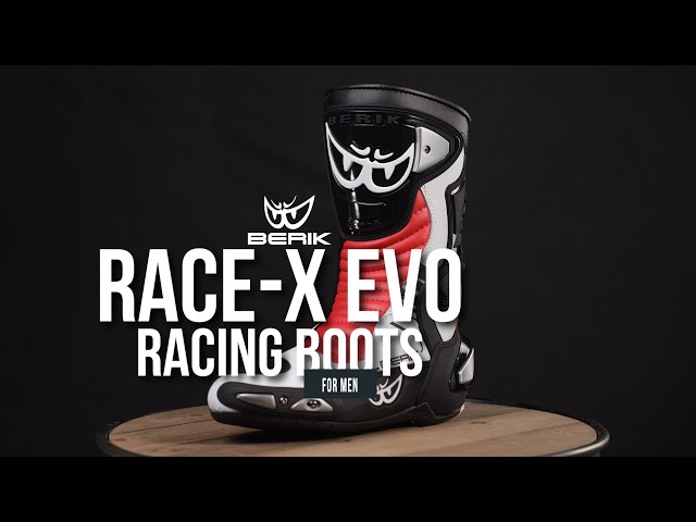 Berik Race-X EVO Motorcycle Boots - YouTube