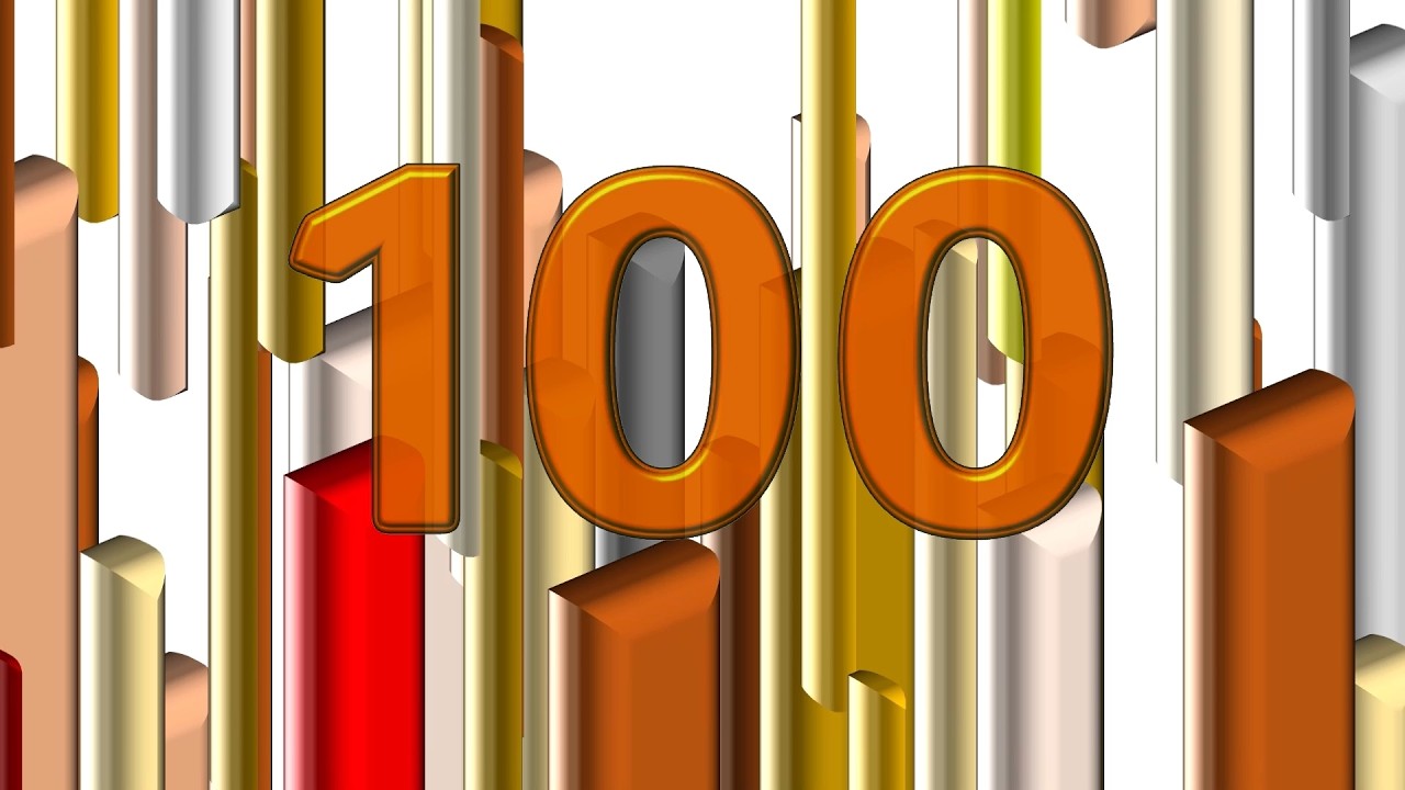 100 Second Countdown Timer - Vertical Blocks - YouTube