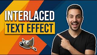 How To Create An Interlaced Text Effect In GIMP (Easy Guide)