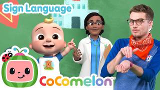 doctor checkup song cocomelon asl sign language babies