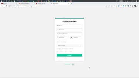 How to make Login, Registration and Forgot Password Form using HTML and SCSS