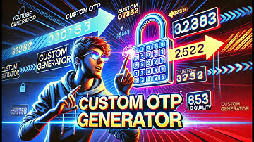 Custom OTP Generation: How to Build a Secure One-Time Password System | One Time Password | OTP