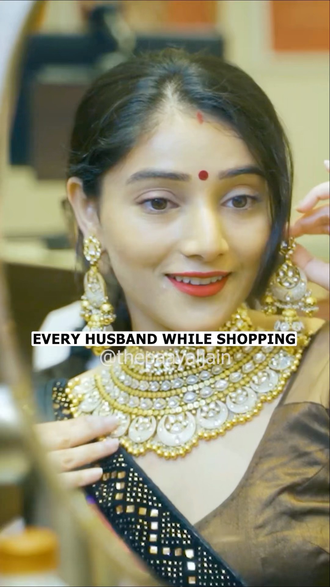 Husband Wife and Diwali Gift | Middle Class Family on Diwali | Pati Patni and Gold Shopping #shorts