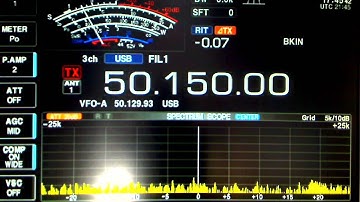 MW0CXH Wales + VE3EN - 6m SSB Sporadic Es (6/10/2012)