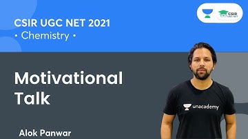 Motivational Talk | Inspiration | CSIR NET | GATE | IIT JAM || By Alok Panwar