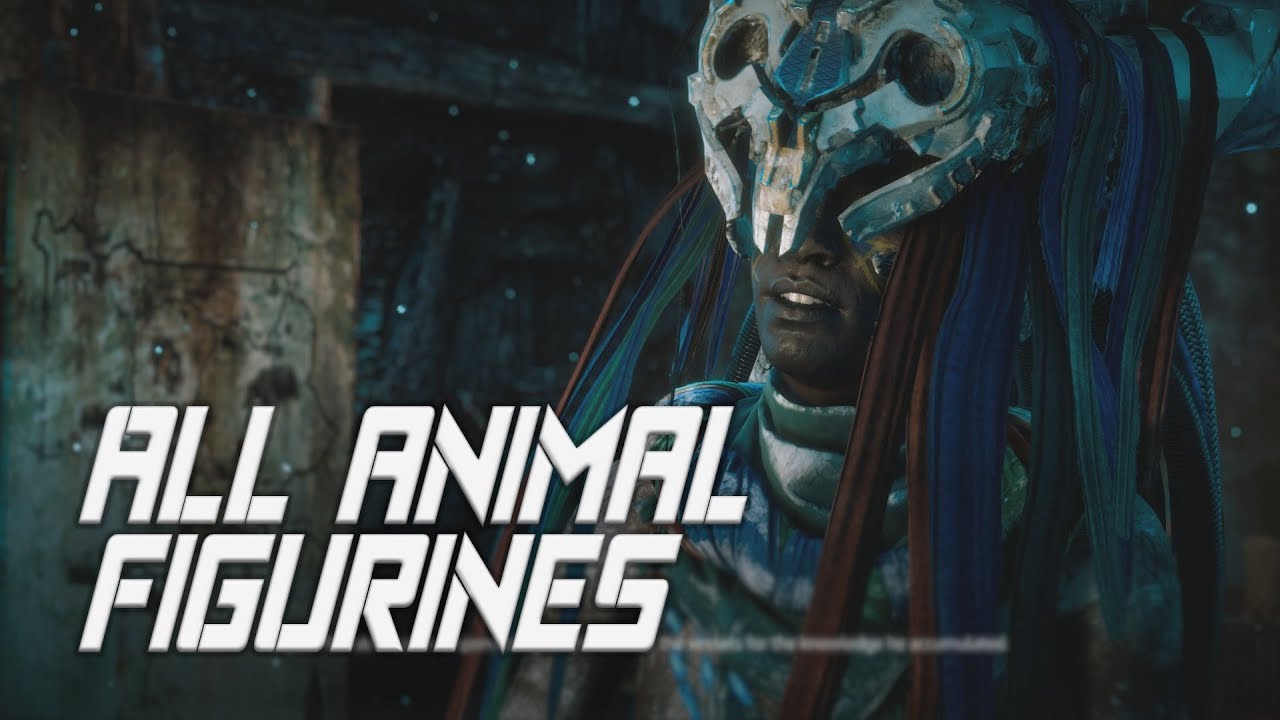 Horizon Zero Dawn The Frozen Wilds All Animal Figurines YouTube