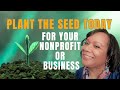 🌱 Plant the Seed Today: Grow Your Nonprofit or Business