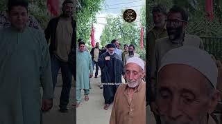 Today Hujjatul Islam Walmuslimeen Aga Syed Mohammad Hadi Almosvi Alsafvi sahab at Yagi Pora Magam.