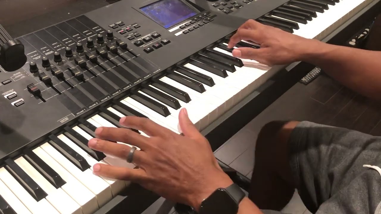 Jodeci - My Heart Belongs to You - Piano and backing track Chord tutorial