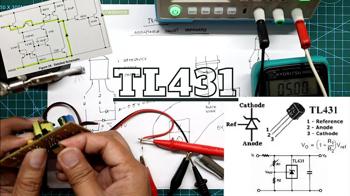 How to test TL431 and basic calculation of voltage divider resistor.