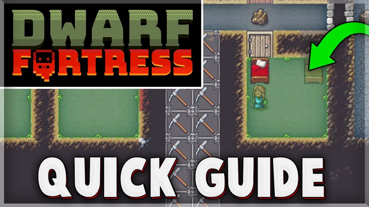 How to Make a Bedroom - Dwarf Fortress Quick Guide