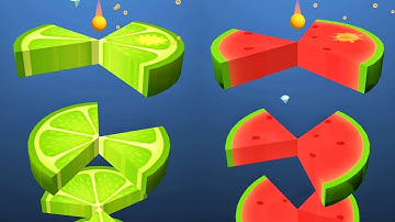 Fruit Jump Ball! Very satisfying and relaxing ASMR slicing game