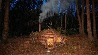 Back to My River Dugout | Alone Overnight in Rain