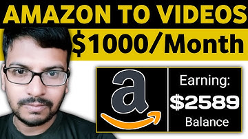 $2500: Create Amazon Product URL to Video With AI FREE Tool [Best Way to Make Money Online] FREE