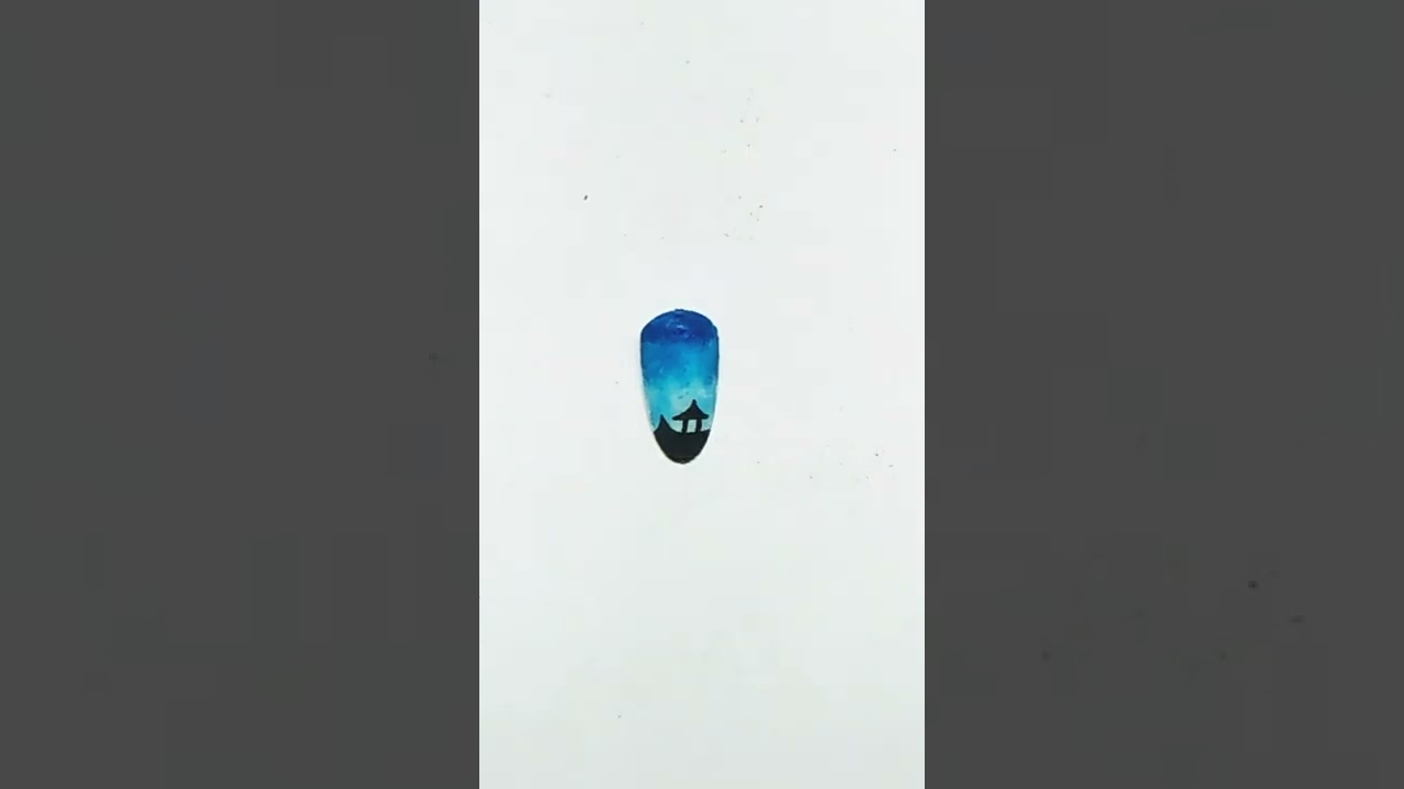 Satisfying Nail Art  // Nail Tutorial 💙💅 // Nail Art Design 