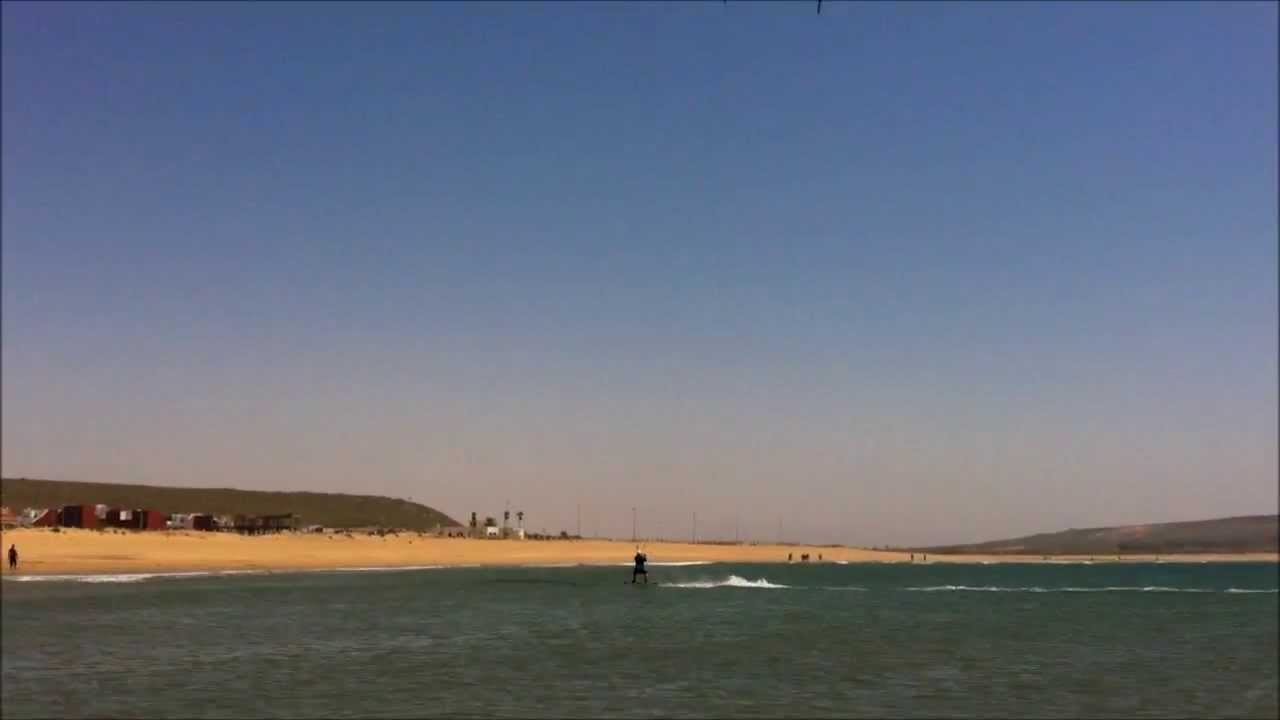 Kitesurfing jump fail