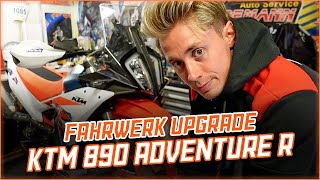 KTM 890 Adventure R:  WP-Fahrwerk und Akrapovič-Auspuff Upgrade by Weber-Werke 1,785 views 2 weeks ago 8 minutes, 6 seconds