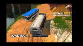 Police Bus Hill Climbing Mobile Game Showcase screenshot 2