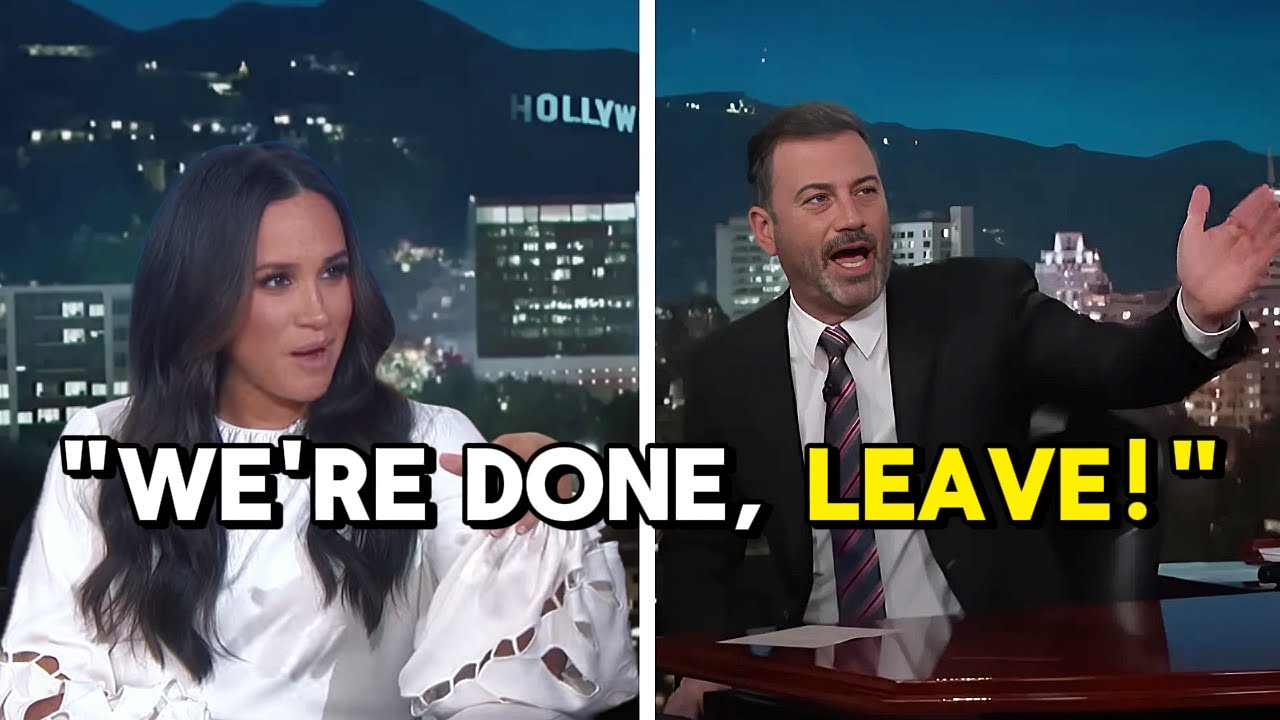 Meghan Markle Kicked Off Jimmy Kimmel's Show After Heated Clash