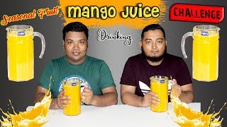 Mango Juice Drinking Challenge | Juice Challenge | Food Eating Challenge | Food Eating Competition