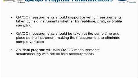 QA/QC Webinar Part 1