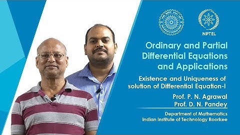 Existence and uniqueness of solutions of differential equations-I