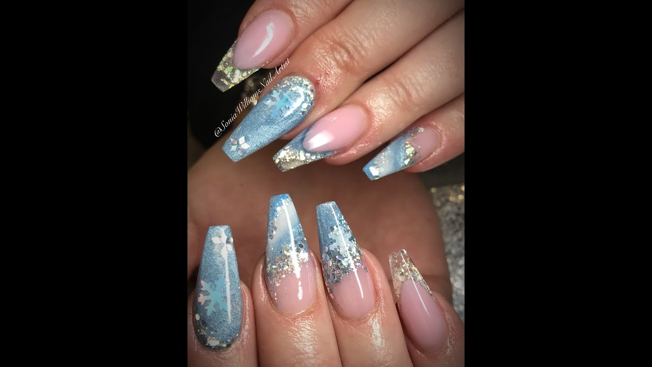 Snowflake Nails